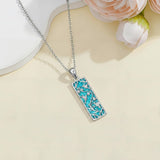 Sterling Silver Abalone Shell Bar Cardinal Bee Butterfly Hummingbird Dragonfly Phoenix Pendant Necklace for Women