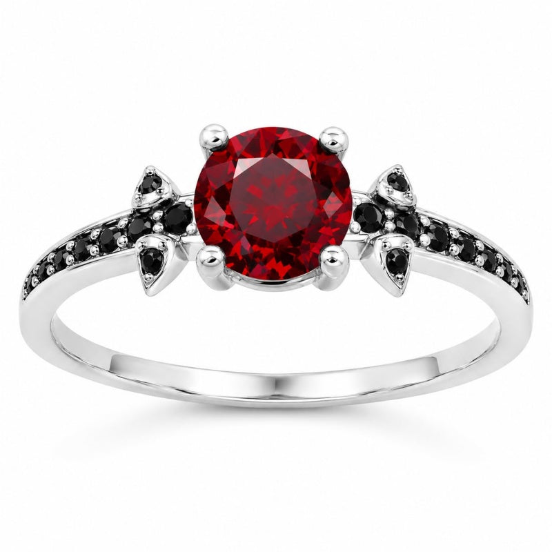 Sterling Silver 10K 14K 18K Gold Personalized Gothic Skull Ring Exquisite Spooky Jewelry for Halloween Lovers