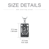 Sterling Silver Goddess Athena High Priestess Pendant Necklace
