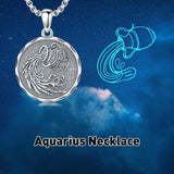Sterling Silver Constellation Celestial Pendant Necklace Astrology Jewelry Birthday Gifts Christmas