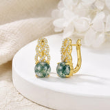 14K Gold Plated Cross Hoop Earrings  for Women Birthday Mothers Day Christmas Jewelry Gift