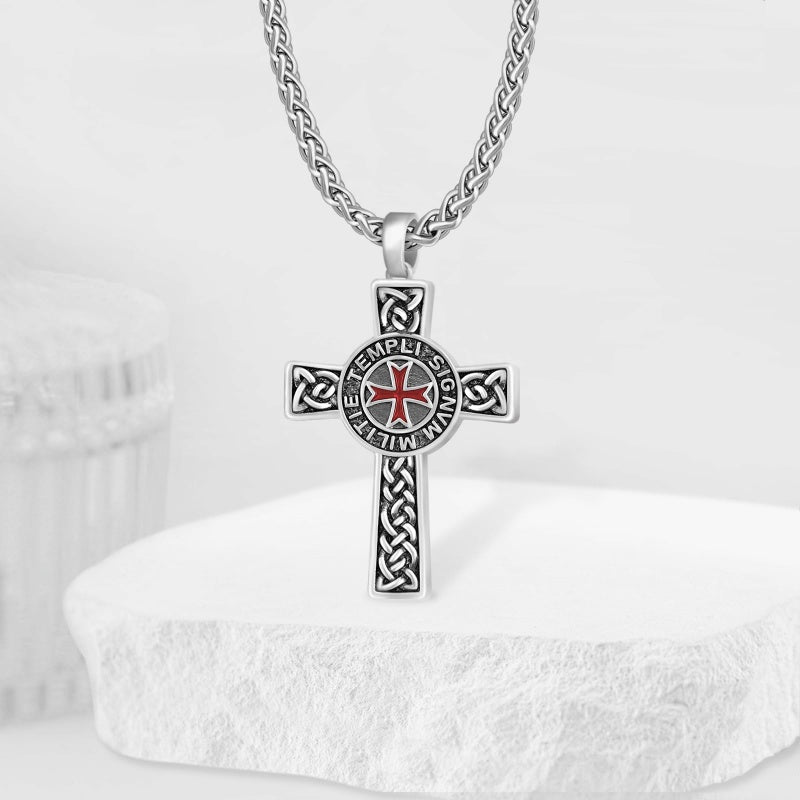 14K Gold Plated  Cross Necklace Religious Amulets Jewelry Gifts
