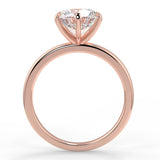 2ct 10K/14K/18K Gold Round Pear Oval Princess Cut Moissanite Engagement Ring
