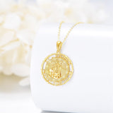 14K Gold St Christopher St Florian St Joseph St Jude St Michael St Patrick Pendant Necklace