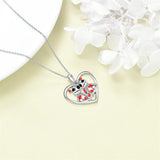 odoo Necklace Sterling Silver Witch Voodoo/Evil Bunny Pendant Gothic Jewelry Gifts for Women Girls