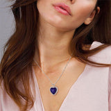 Sterling SilverTurquoise Red Coral Lapis Lazuli Malachite Paperclip Chain Necklace