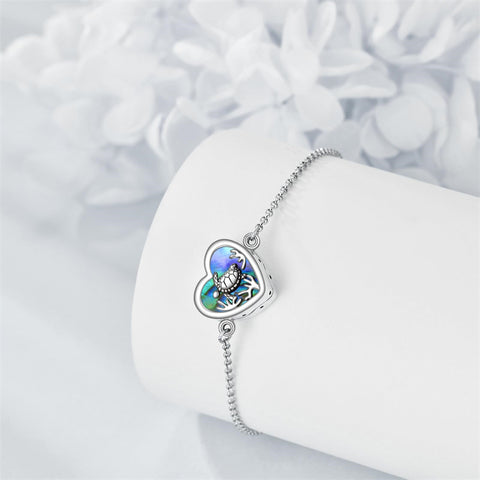 Turtle Urn Bracelet for Ashes Sterling Silver Cremation Bracelet Keepsake Jewelry Memorial Gifts for Women