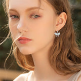 Sterling Silver Bee Butterfly Chicken Chihuahua  Dinosaur Frog Octopus Paw Print Platypus Dangle Earrings