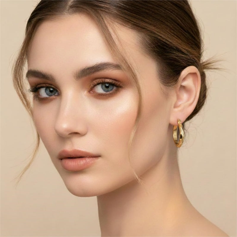 14K Gold Plated Trendy Elegant  Earring for Women