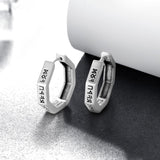 14K Gold Plated Viking  Hoop Earrings for Men