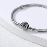 Sterling Silver Volleyball Baseball Basketball Football Soccer Sport Charm Beads