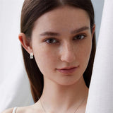 Sterling Silver Abalone Shell Mountain Cat Dog Fox Dragonfly Hummingbird Earring