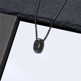 Sterling Silver 10K Gold 14K Gold 18K Gold Personalized Birthstone Engraved  Class Pendant Necklace for Men
