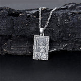 St Christopher Necklace 925 Sterling Sliver Christian Faith Pendant Religious Amulets Jewelry for Men Father's Day Christmas Birthday Gift
