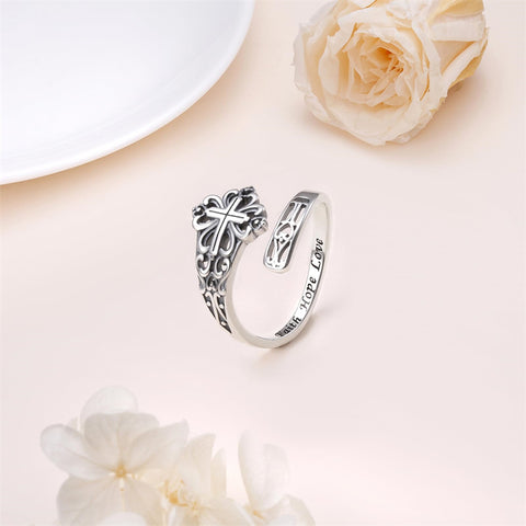 Sterling Silver Oxidized Dragonfly Butterfly Hummingbird Sea Turtle Anchor Cross Tree of Life Sunflower Spoon Ring