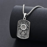 Sterling Silver Amulet Medal Viking Tree of Life Athena Lion Star of David Nefertiti Odin Raphael Pendant Necklace