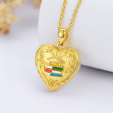 10K 14K 18K  Gold Personalized Photo Graduation Pendant Necklace
