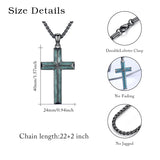 14K Gold Plated Cross Pendant Necklace Protection Jewelry Religious Gift