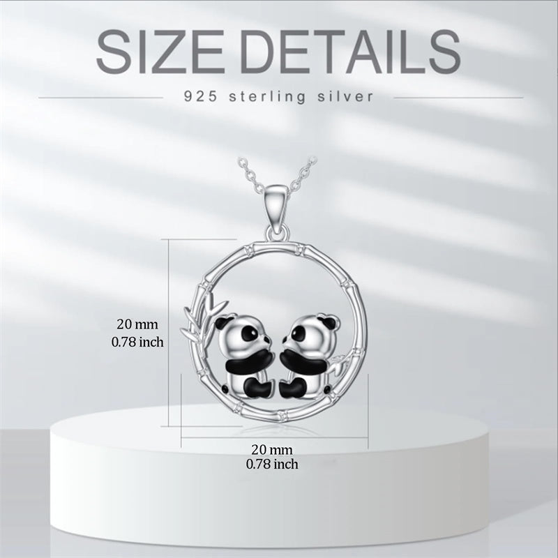 Sterling Silver PhoenixRaven Panda Hummingbird Sea Turtle Pendant Necklace Mother's Day Christmas Gifts