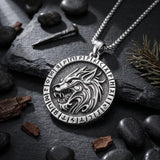 Sterling Silver Peace Sign Coexist Peace Symbol Pirate Tree of Life Thor's Hammer Wolf Raven Viking Series Necklace