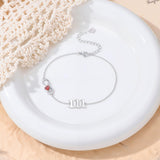 Sterling Silver Infinity Angel Number 111 333 444  777 Bracelet Gifts for Christmas Birthday