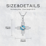 Sterling Silver Turquoise Kokopelli Arrowhead Cross Zia Roadrunner Zia Fox Arrowhead Eagle Pendant Necklace