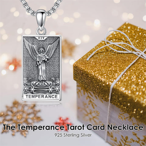 Sterling Silver Lovers Hierophant Magician Three of Swords Wheel of Fortune SkeletonTarot Card Pendant Necklace