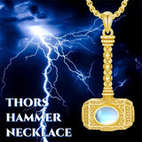 Sterling Silver Thors Hammer Urn Necklace for Ashes