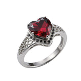 Sterling Silver Personalized Birthstone Punk Skull Bat Snake Ring Goth Jewelry for Halloween Birthday