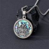 Sterling Silver Triple Moon Goddess Tetragrammaton Lilith Hecate  Pagan Wiccan Amulet Pendant Necklace