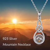 Mustard Seed Necklace Infinity ZC Opal Pendant Sterling Silver Jewelry for Women