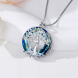 Sterling Silver Tree of Life Necklace Mother Daughter Mother Son Pendant Necklace Gift for Mother's Day Christmas