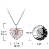 Urn Necklace for Ashes Cremation Jewelry 925 Sterling Silver Memorial Necklace Urn for Human Ashe of Loved Ones