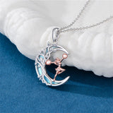 Sterling SIlver Runner Volleyball Tennis Basketball Soccer Inspirational Pendant  Necklace for Women