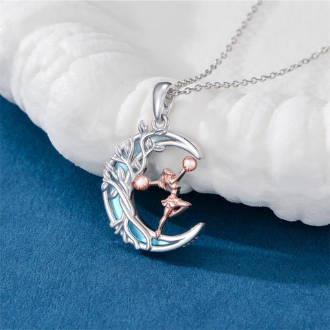 Sterling SIlver Runner Volleyball Tennis Basketball Soccer Inspirational Pendant  Necklace for Women