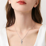 Sterling Silver Bald Eagle Dove Koi Fish Horse Pendant Necklace