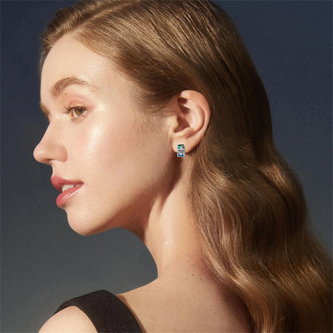 Sterling Silver Abalone Shell Cross Faith Hourglass Skull Leverback Earrings for Women