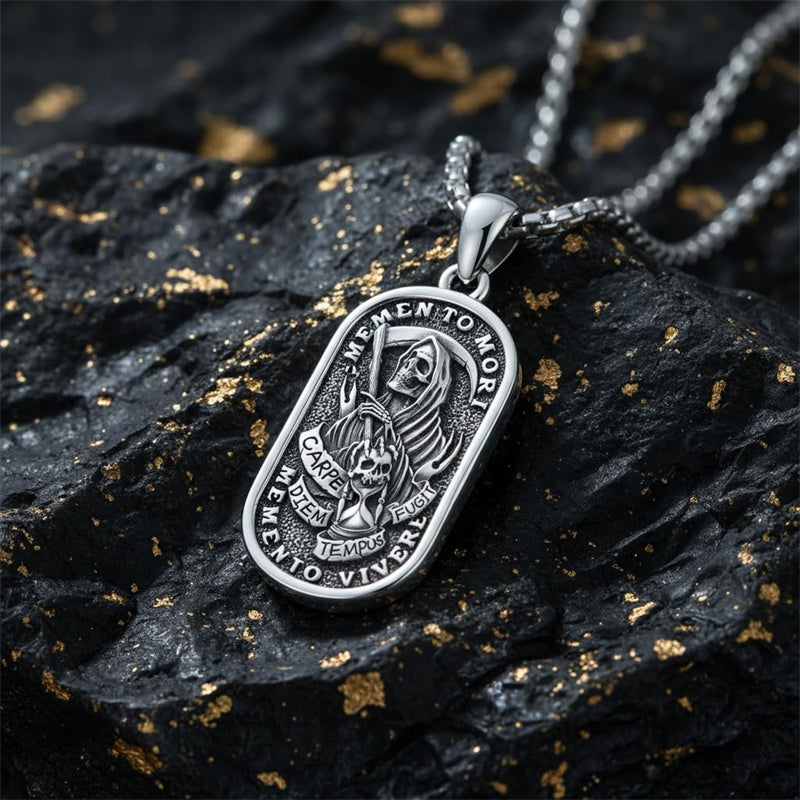 Sterling Silver Memento Mori Tree of Life Anubis Pendant Viking Amulet   Protection Pendant Necklace Egyptian Jewelry Christmas Birthday Gifts