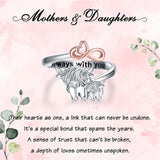 Highland Cow Ring 925 Sterling Silver Rings Gift For Women Girls