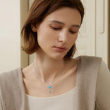 14K Gold Plated Turquoise Turtle Dragonfly Hummingbird Pendant Necklace