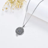 Sterling Silver Viking Dragon Eagle Wolf Animal Pendant Necklace for Men