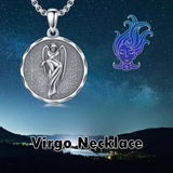 Sterling Silver Constellation Celestial Pendant Necklace Astrology Jewelry Birthday Gifts Christmas