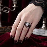 Sterling Silver 10K 14K 18K Gold Custom Engraved Moissanite Engagement Wedding Ring