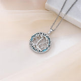 Sterling Silver Tree of Life Necklace Mother Daughter Mother Son Pendant Necklace Gift for Mother's Day Christmas