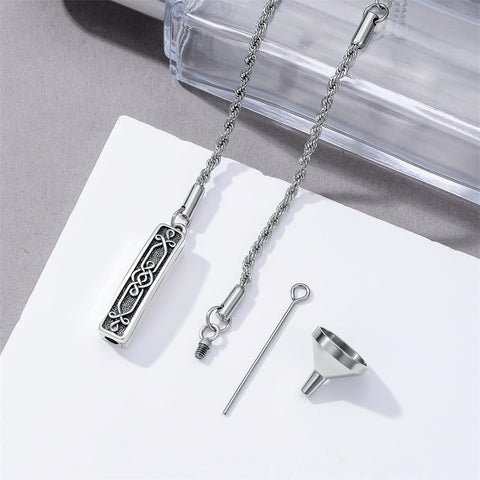 Sterling Silver Bee Celtic Knot Hummingbird Rose Sunflower Bar Urn Bracelet for Ashes