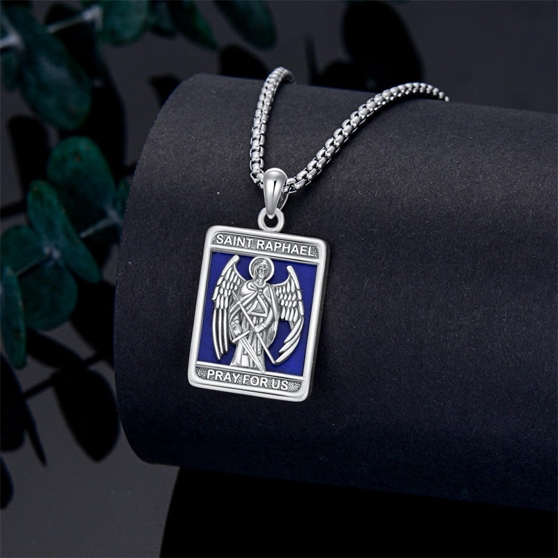 Sterling Silver Amulet Medal Viking Tree of Life Athena Lion Star of David Nefertiti Odin Raphael Pendant Necklace