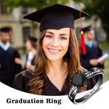 Sterling Silver 2025 Personalized Engraved Birthstone Class Rings for Women