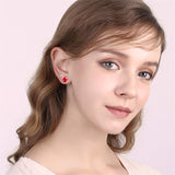 Sterling Silver Medical Symbol Studs Earrings