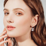 Drop Earrings for Women 925 Sterling Silver Teacup Dangle Earrings for Girls Cute Animal Earrings Animal Jewelry Gift