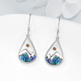 Silver Dangle Earrings for Women S925 Mustard Seed Earrings, Hooks Earrings